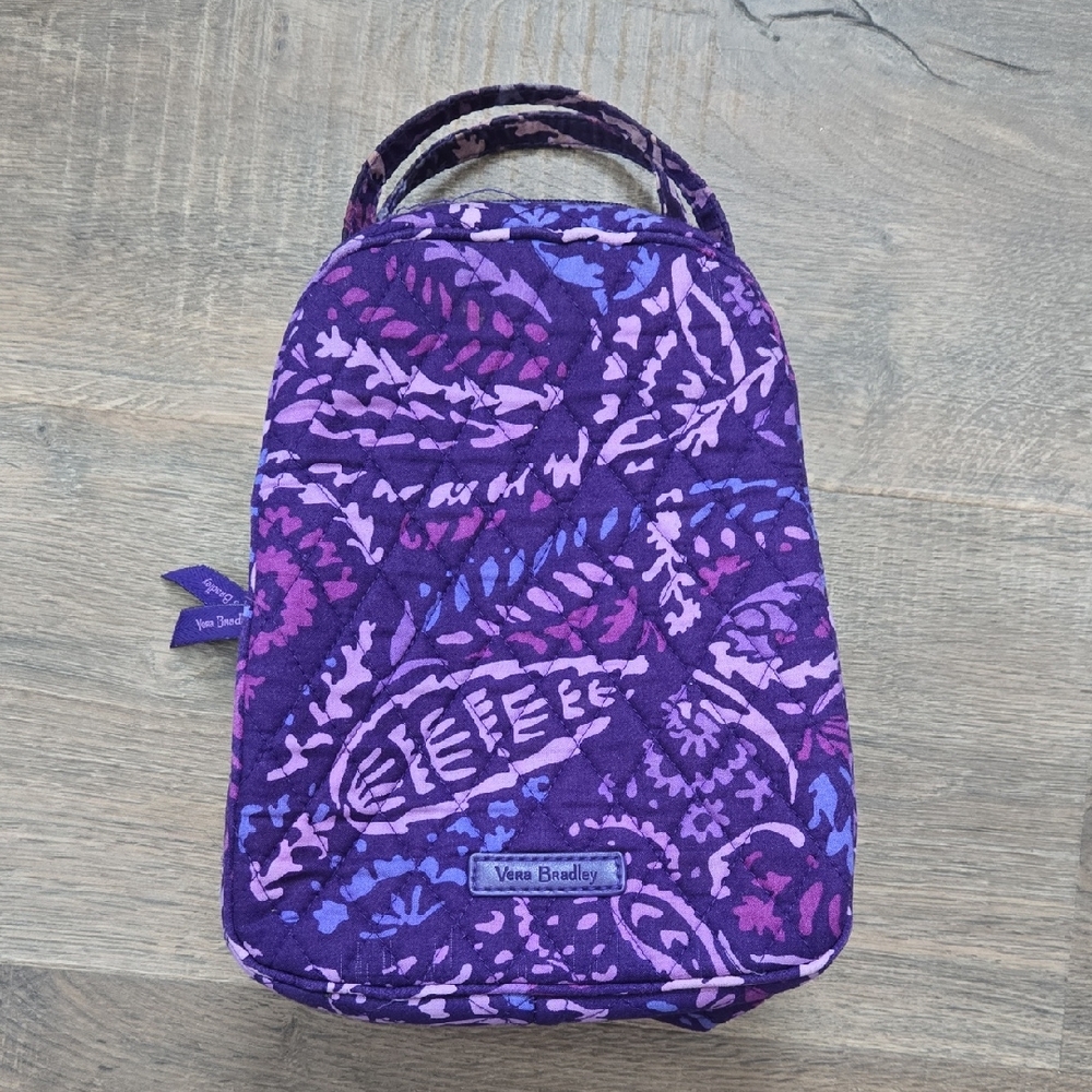 Vera Bradley Paisley Amethyst Lunch Box